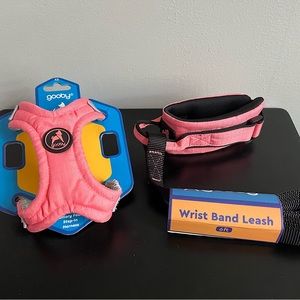 XS Memory Foam Step-In Harness and matching leash set ~ NWT